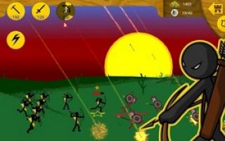 Взломанная Stick War: Legacy Игры stick war 2 переодевание войн